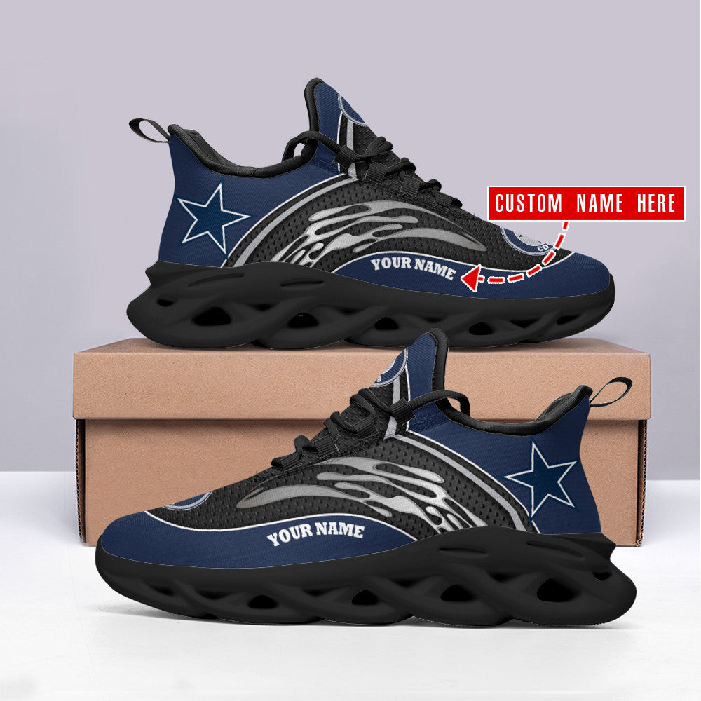 Personalized Dallas Cowboys NFL Max Soul Shoes Sneakers for Men And Women – NFL Football Fan Shoes, Team Sneakers