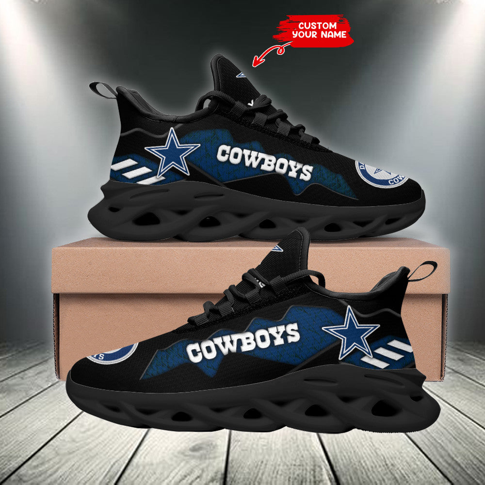Personalized Dallas Cowboys NFL Max Soul Shoes Sneakers for Men And Women – NFL Football Fan Shoes, Team Sneakers - Image 4