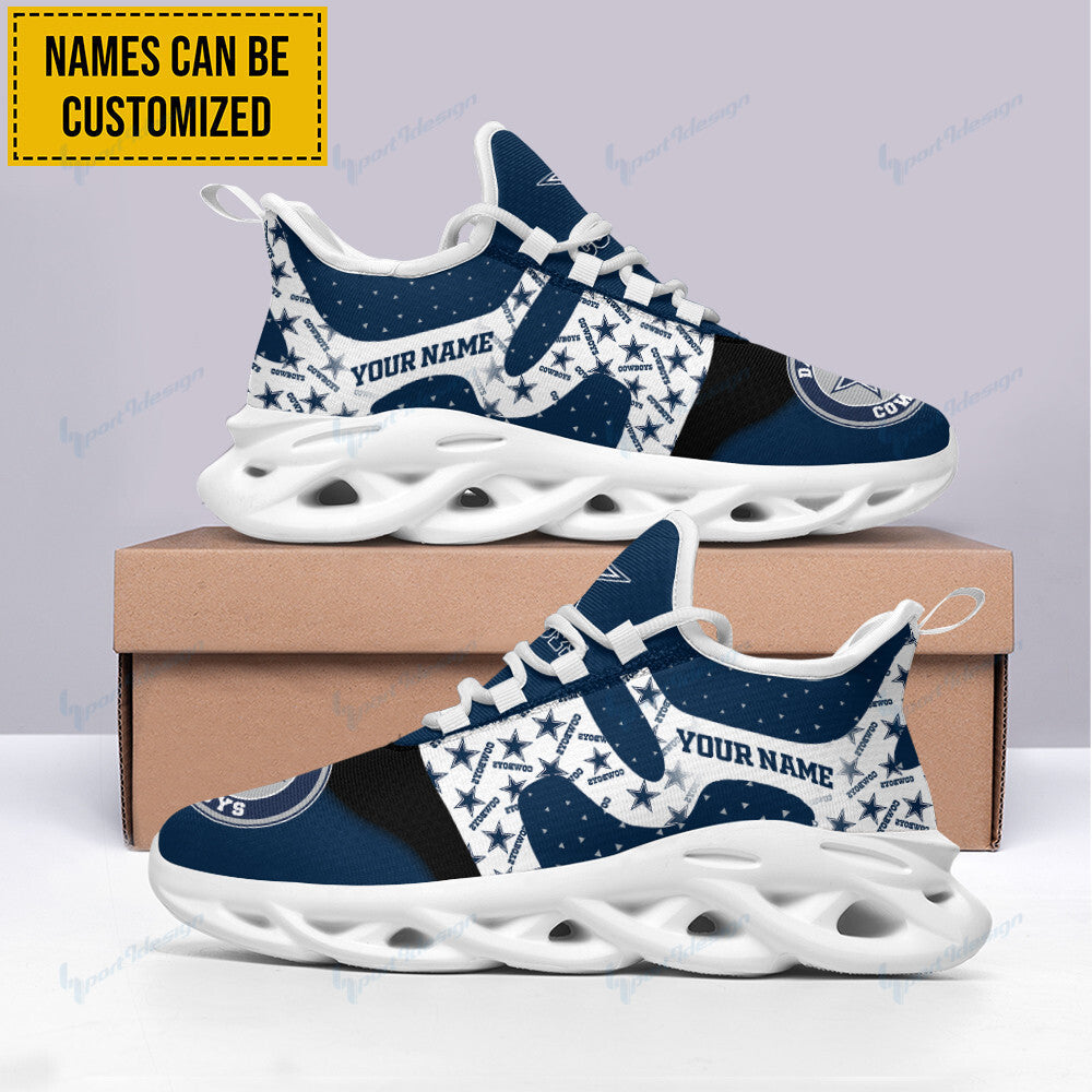 Personalized Dallas Cowboys NFL Max Soul Shoes Sneakers for Men And Women – NFL Football Fan Shoes, Team Sneakers
