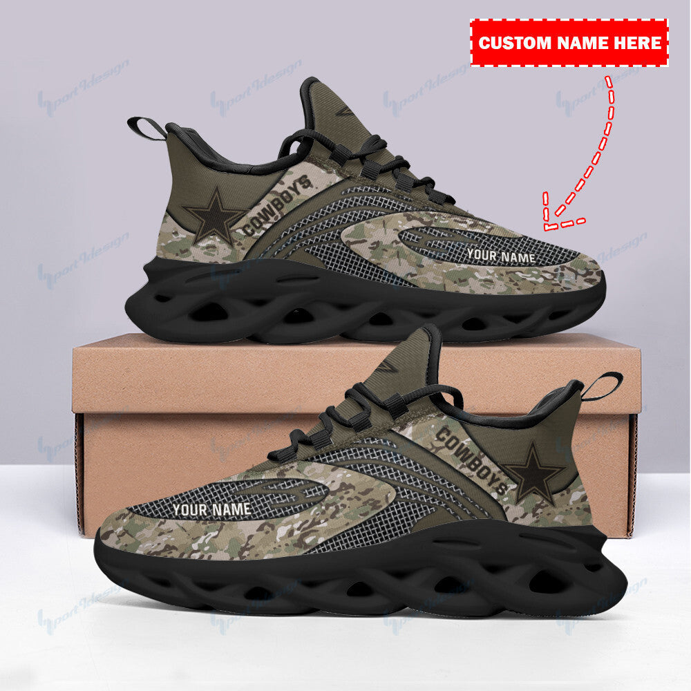 Personalized Dallas Cowboys NFL Max Soul Shoes Sneakers for Men And Women – NFL Football Fan Shoes, Team Sneakers - Image 3