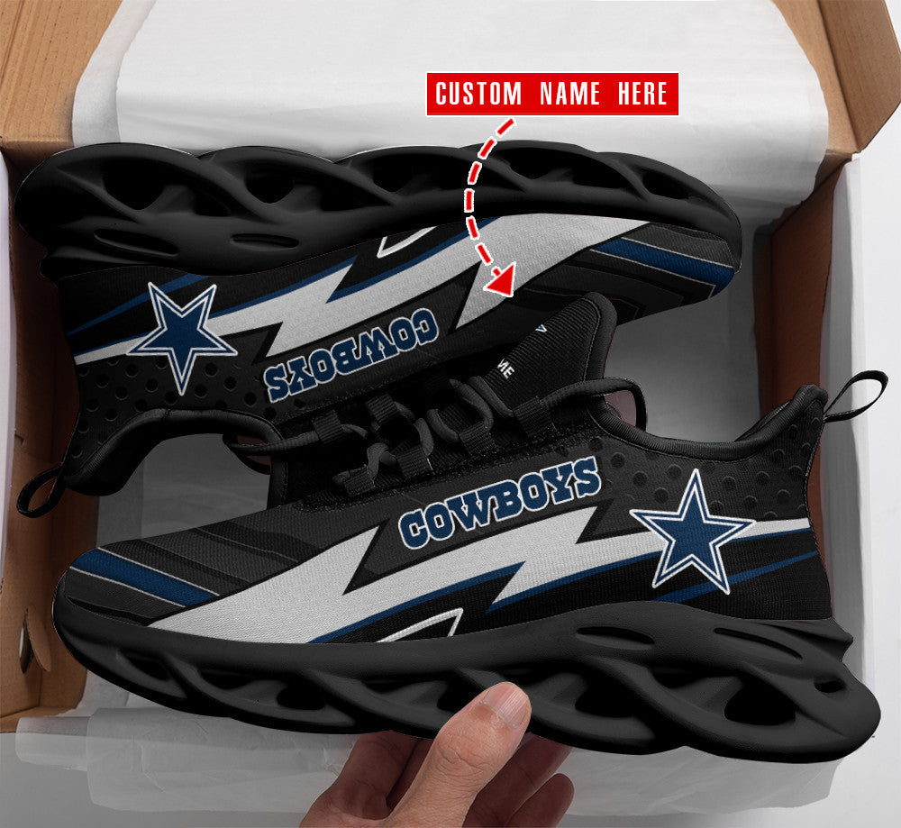 Personalized Dallas Cowboys NFL Max Soul Shoes Sneakers for Men And Women – NFL Football Fan Shoes, Team Sneakers