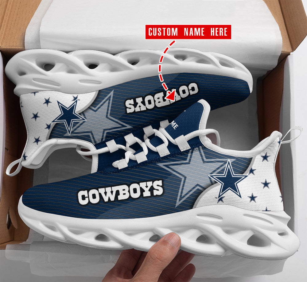 Personalized Dallas Cowboys NFL Max Soul Shoes Sneakers for Men And Women – NFL Football Fan Shoes, Team Sneakers - Image 3