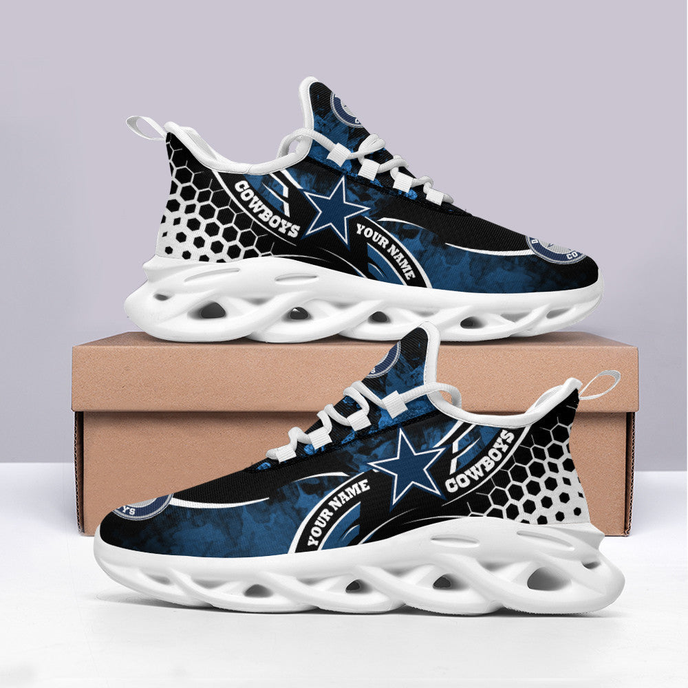 Personalized Dallas Cowboys NFL Max Soul Shoes Sneakers for Men And Women – NFL Football Fan Shoes, Team Sneakers - Image 3