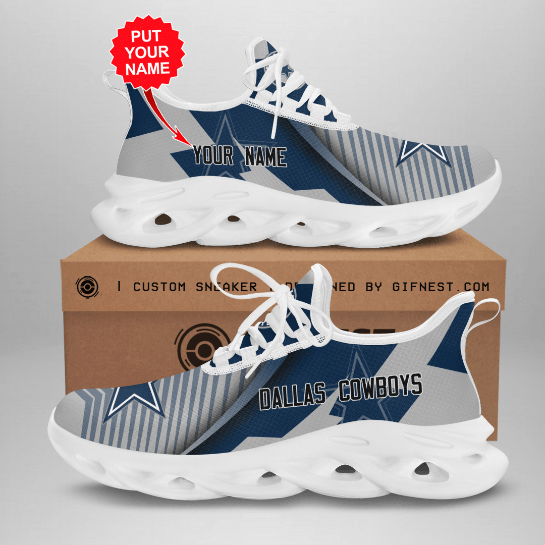 Personalized Dallas Cowboys NFL Max Soul Shoes Sneakers for Men And Women – NFL Football Fan Shoes, Team Sneakers