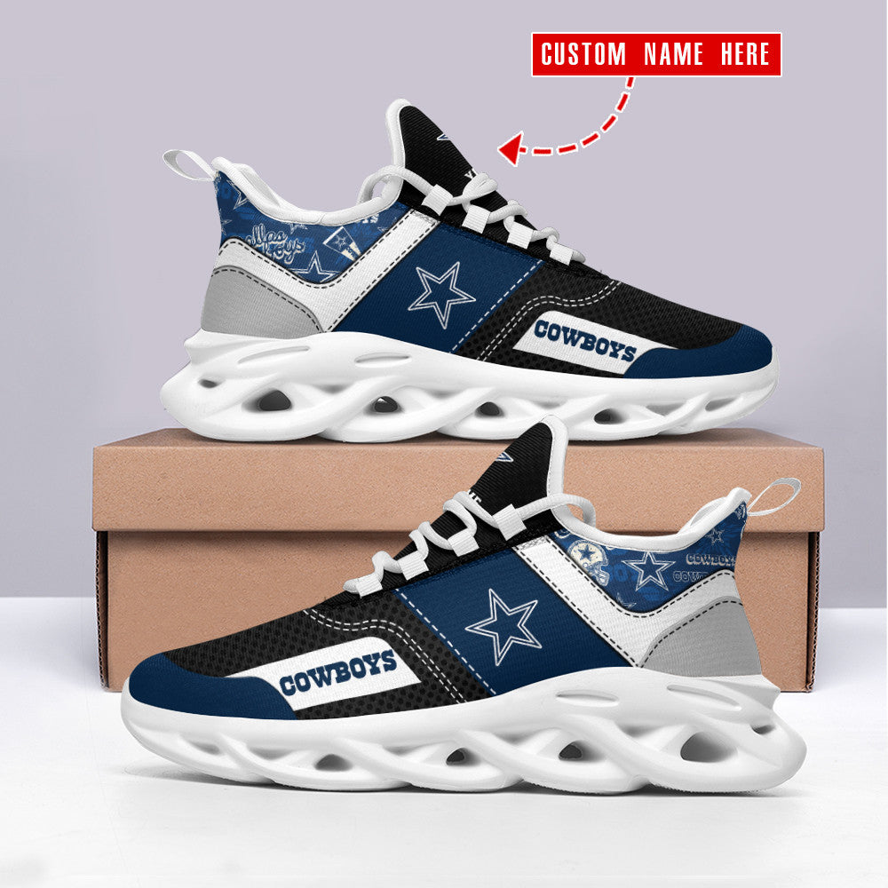 Personalized Dallas Cowboys NFL Max Soul Shoes Sneakers for Men And Women – NFL Football Fan Shoes, Team Sneakers