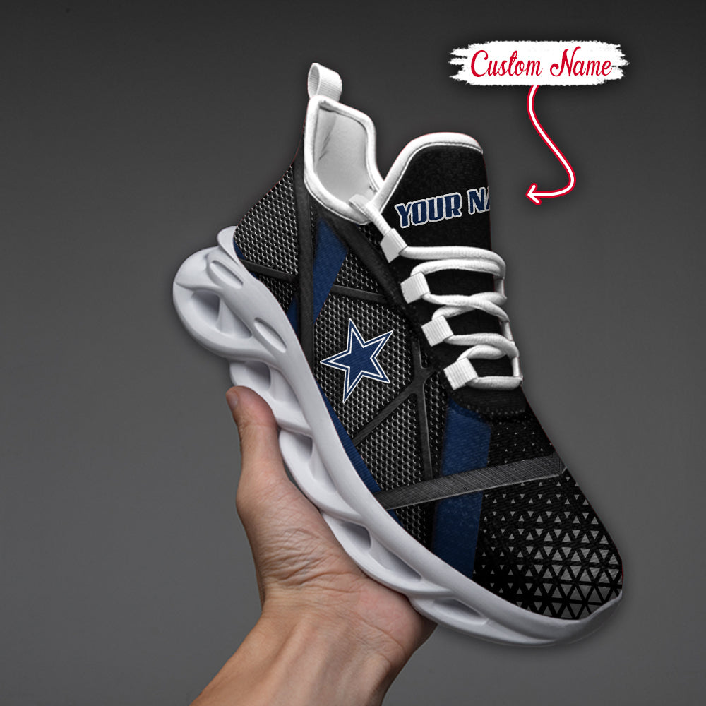 Personalized Dallas Cowboys NFL Max Soul Shoes Sneakers for Men And Women – NFL Football Fan Shoes, Team Sneakers - Image 4