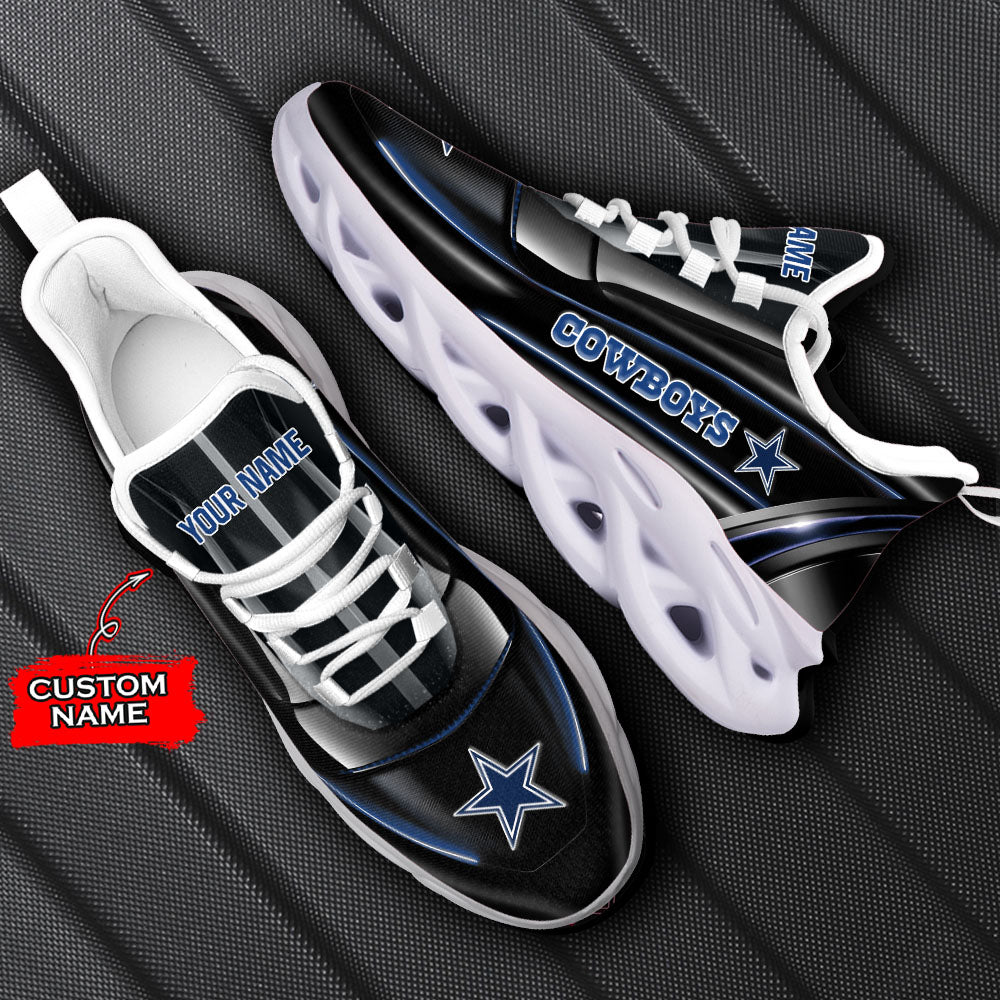 Personalized Dallas Cowboys NFL Max Soul Shoes Sneakers for Men And Women – NFL Football Fan Shoes, Team Sneakers - Image 5