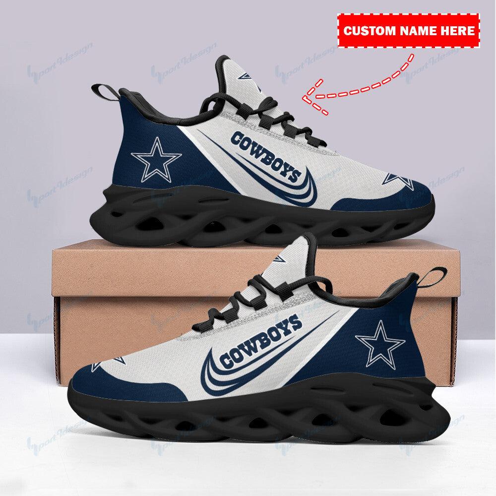 Personalized Dallas Cowboys NFL Max Soul Shoes Sneakers for Men And Women – NFL Football Fan Shoes, Team Sneakers - Image 3