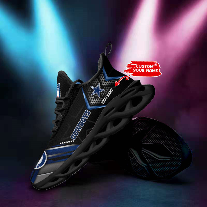 Personalized Dallas Cowboys NFL Max Soul Shoes Sneakers for Men And Women – NFL Football Fan Shoes, Team Sneakers - Image 4