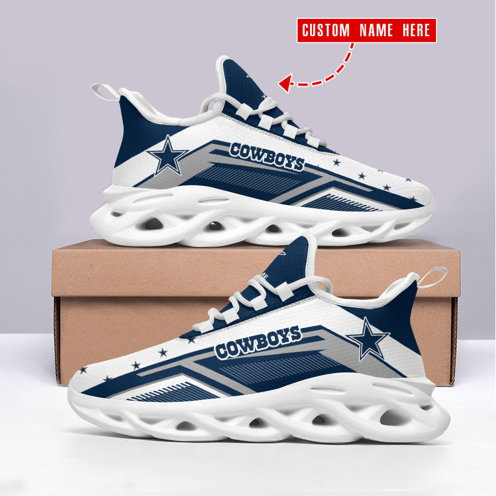 Personalized Dallas Cowboys NFL Max Soul Shoes Sneakers for Men And Women – NFL Football Fan Shoes, Team Sneakers - Image 4