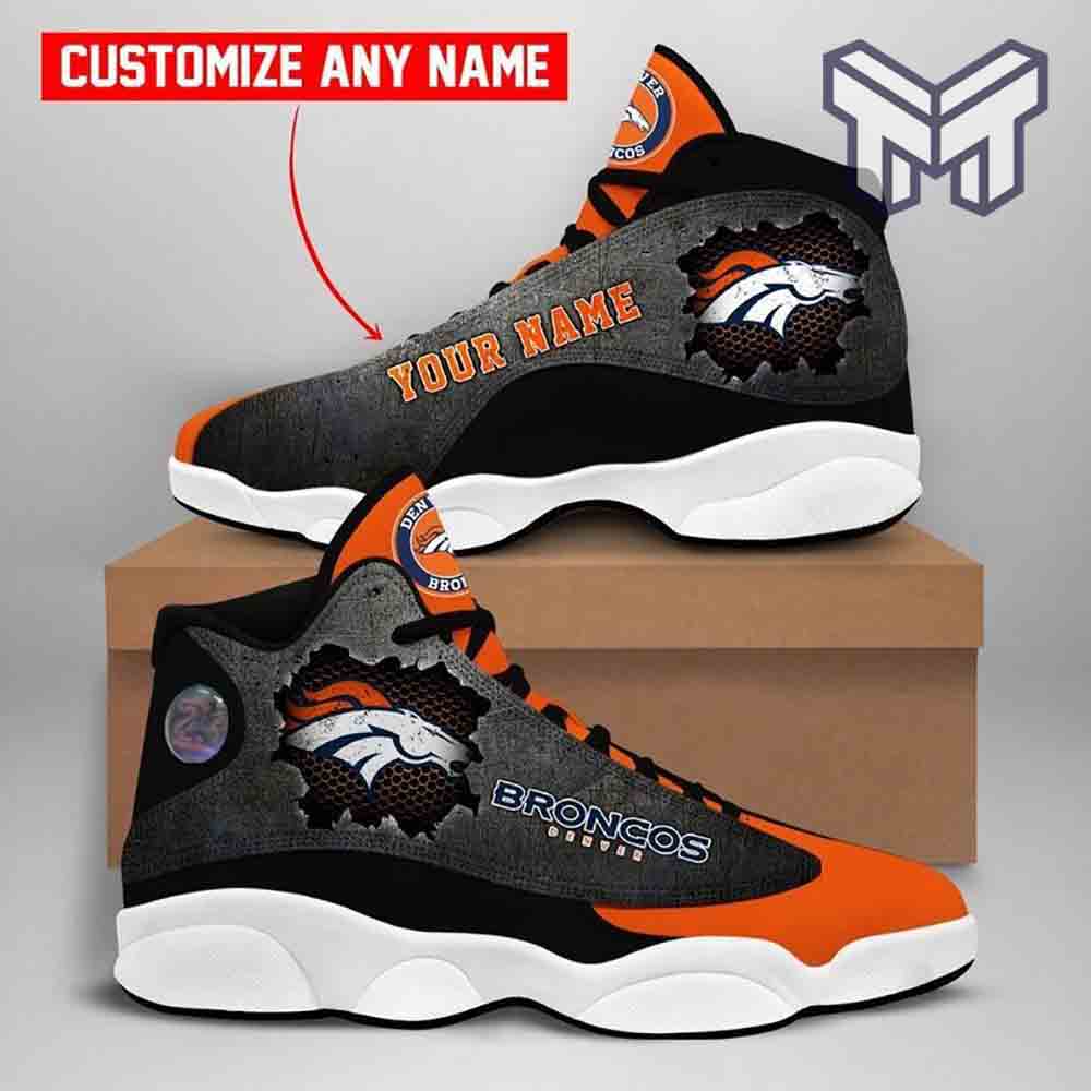 Personalized Denver Broncos JD13 Sneakers Shoes for Men & Women | Custom Fan Gift
