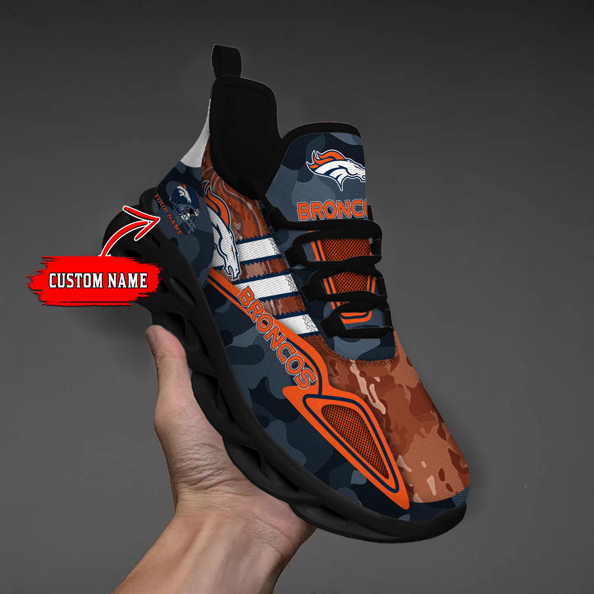 Personalized Denver Broncos Max Soul Shoes Sneakers for Men And Women – NFL Football Fan Shoes, Team Sneakers - Image 9
