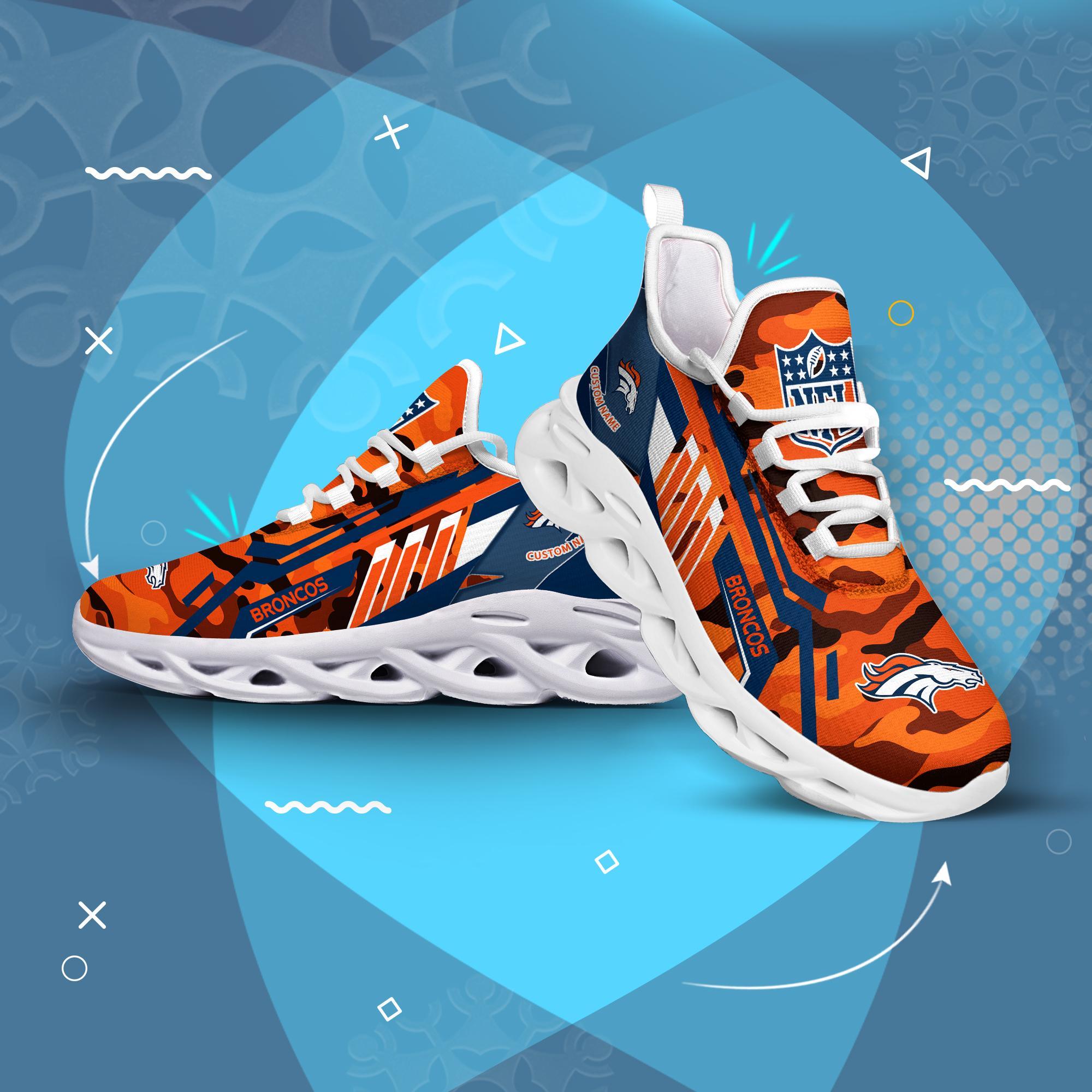 Personalized Denver Broncos Max Soul Shoes Sneakers for Men And Women – NFL Football Fan Shoes, Team Sneakers - Image 5