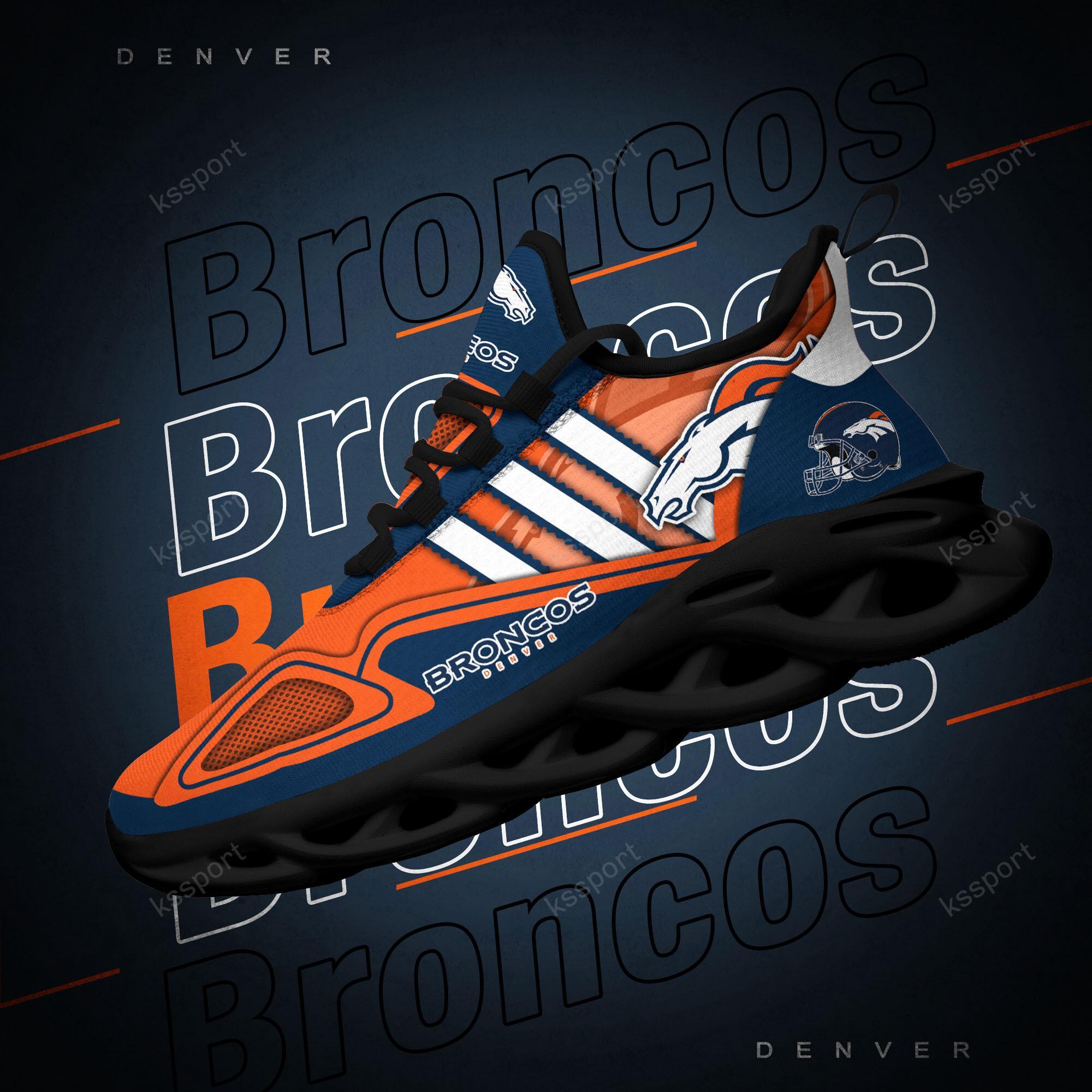 Personalized Denver Broncos Max Soul Shoes Sneakers for Men And Women – NFL Football Fan Shoes, Team Sneakers - Image 7