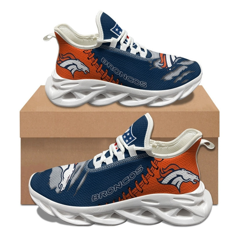 Personalized Denver Broncos Max Soul Shoes Sneakers for Men And Women – NFL Football Fan Shoes, Team Sneakers - Image 4