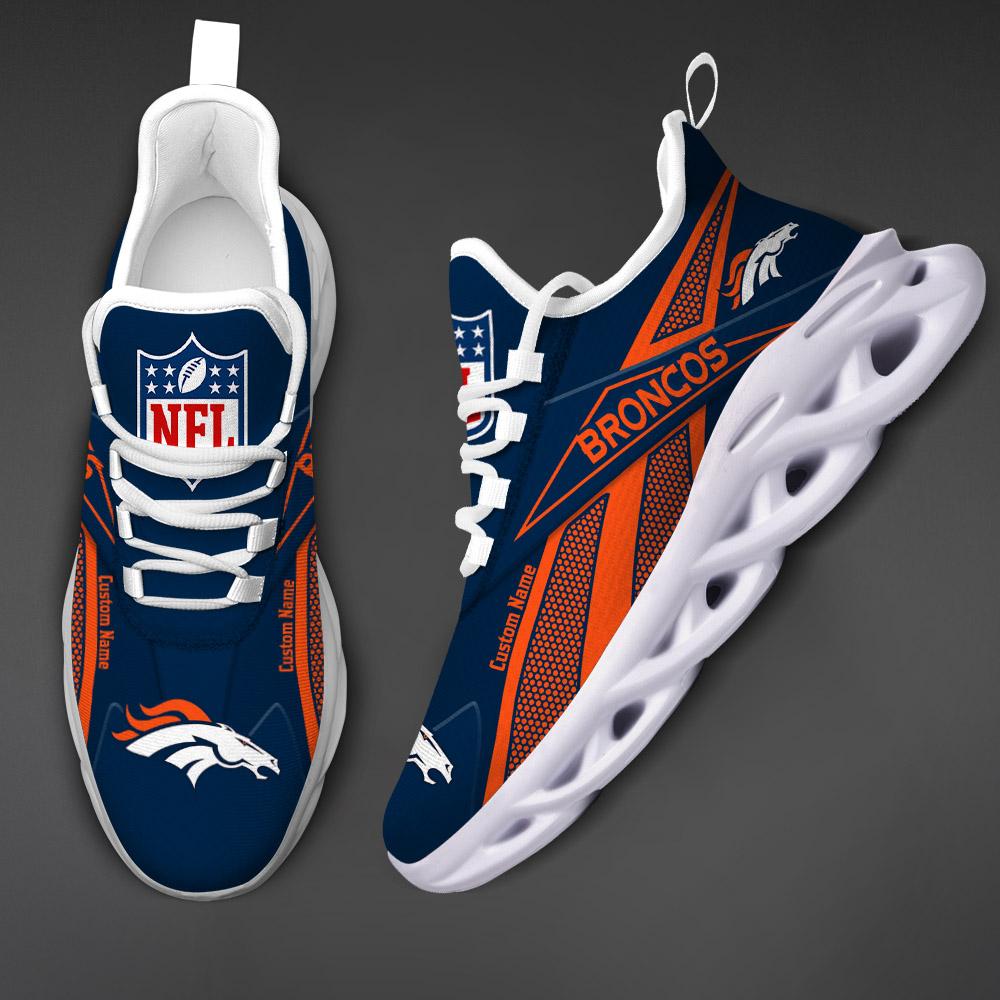 Personalized Denver Broncos Max Soul Shoes Sneakers for Men And Women – NFL Football Fan Shoes, Team Sneakers - Image 3