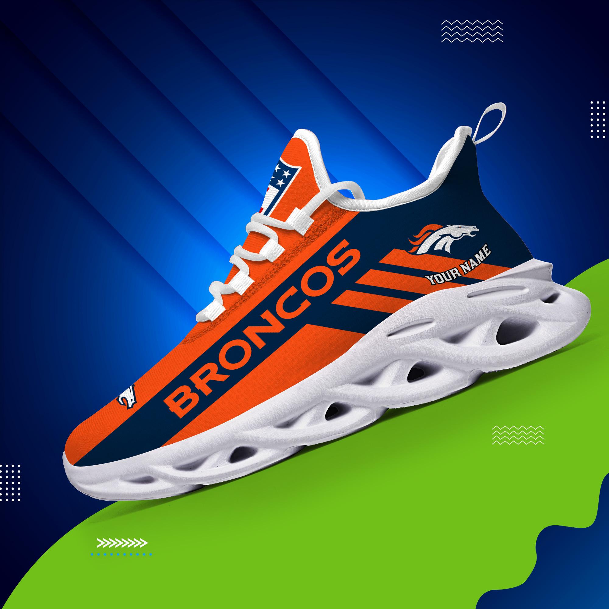 Personalized Denver Broncos Max Soul Shoes Sneakers for Men And Women – NFL Football Fan Shoes, Team Sneakers - Image 5