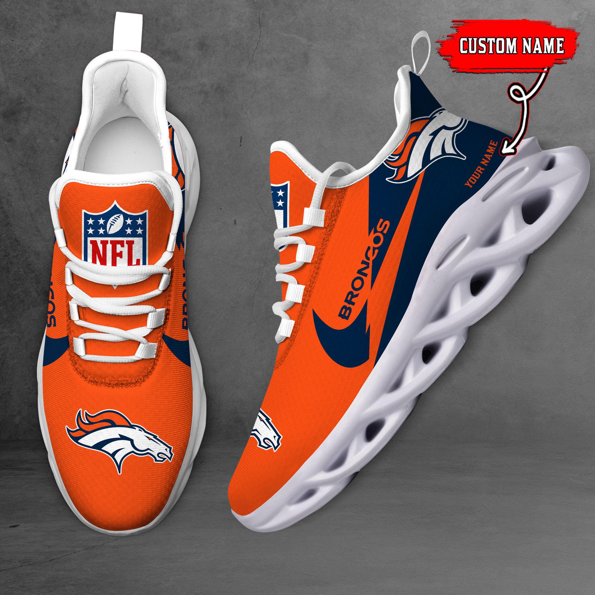 Personalized Denver Broncos Max Soul Shoes Sneakers for Men And Women – NFL Football Fan Shoes, Team Sneakers - Image 3