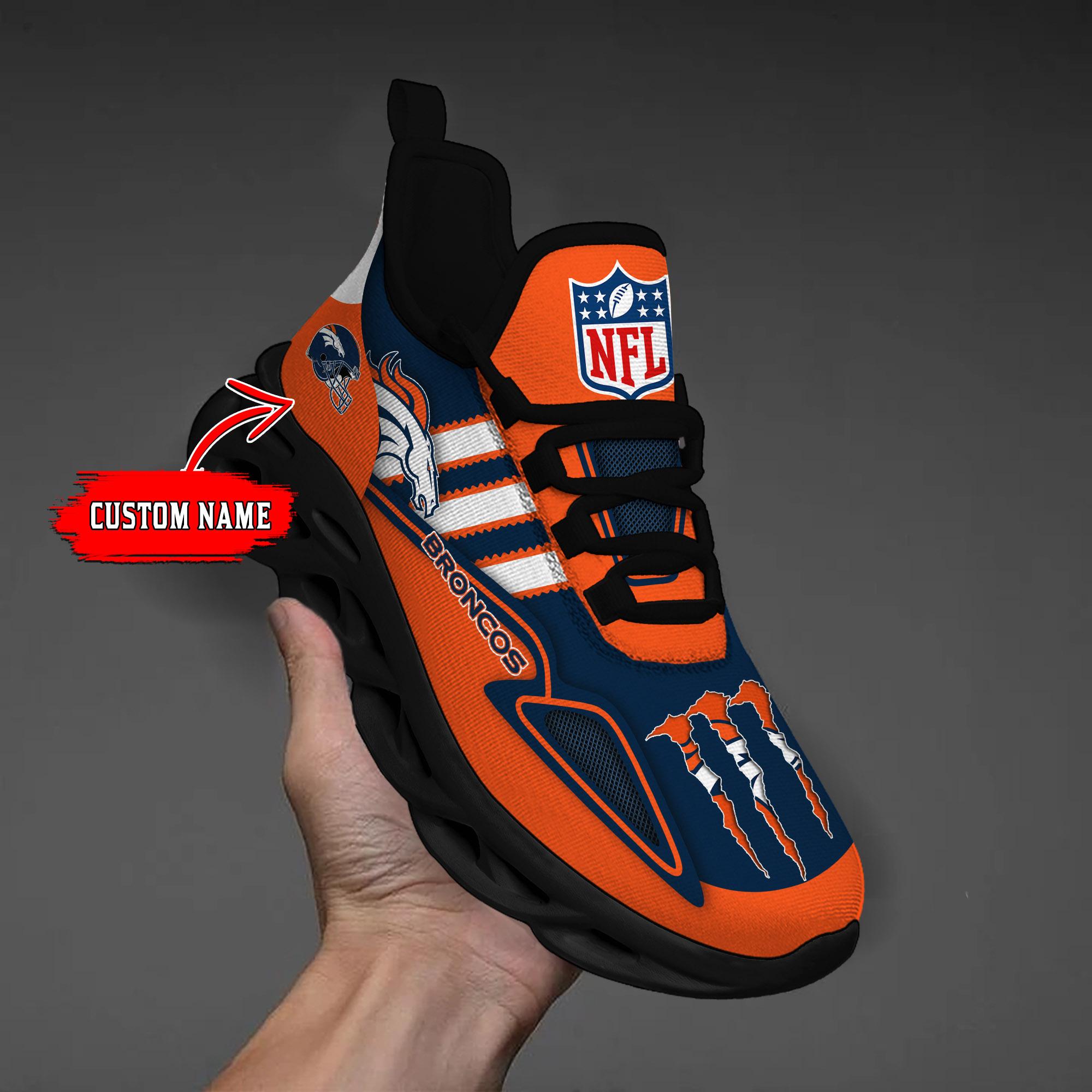 Personalized Denver Broncos Max Soul Shoes Sneakers for Men And Women – NFL Football Fan Shoes, Team Sneakers - Image 8