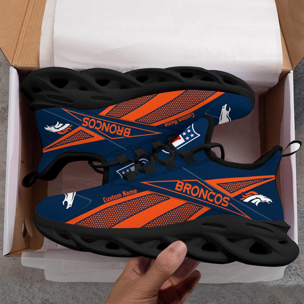 Personalized Denver Broncos Max Soul Shoes Sneakers for Men And Women – NFL Football Fan Shoes, Team Sneakers - Image 6