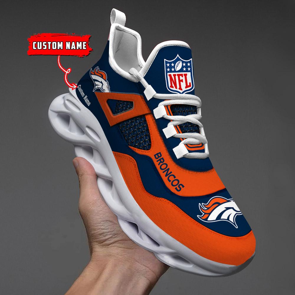 Personalized Denver Broncos Max Soul Shoes Sneakers for Men And Women – NFL Football Fan Shoes, Team Sneakers - Image 4