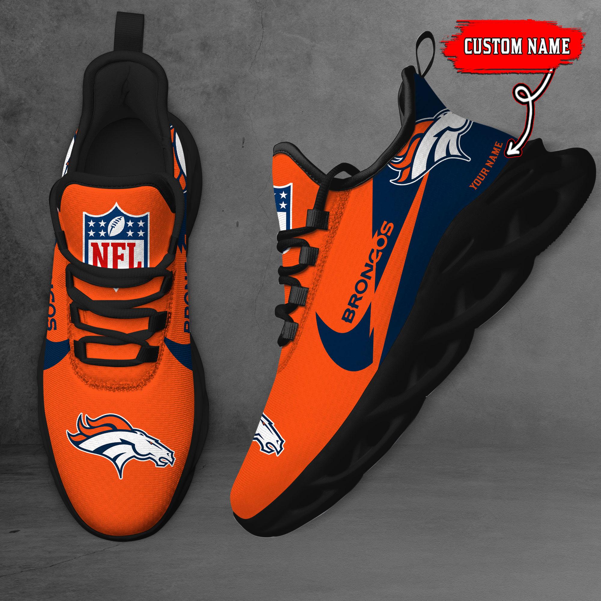 Personalized Denver Broncos Max Soul Shoes Sneakers for Men And Women – NFL Football Fan Shoes, Team Sneakers - Image 6