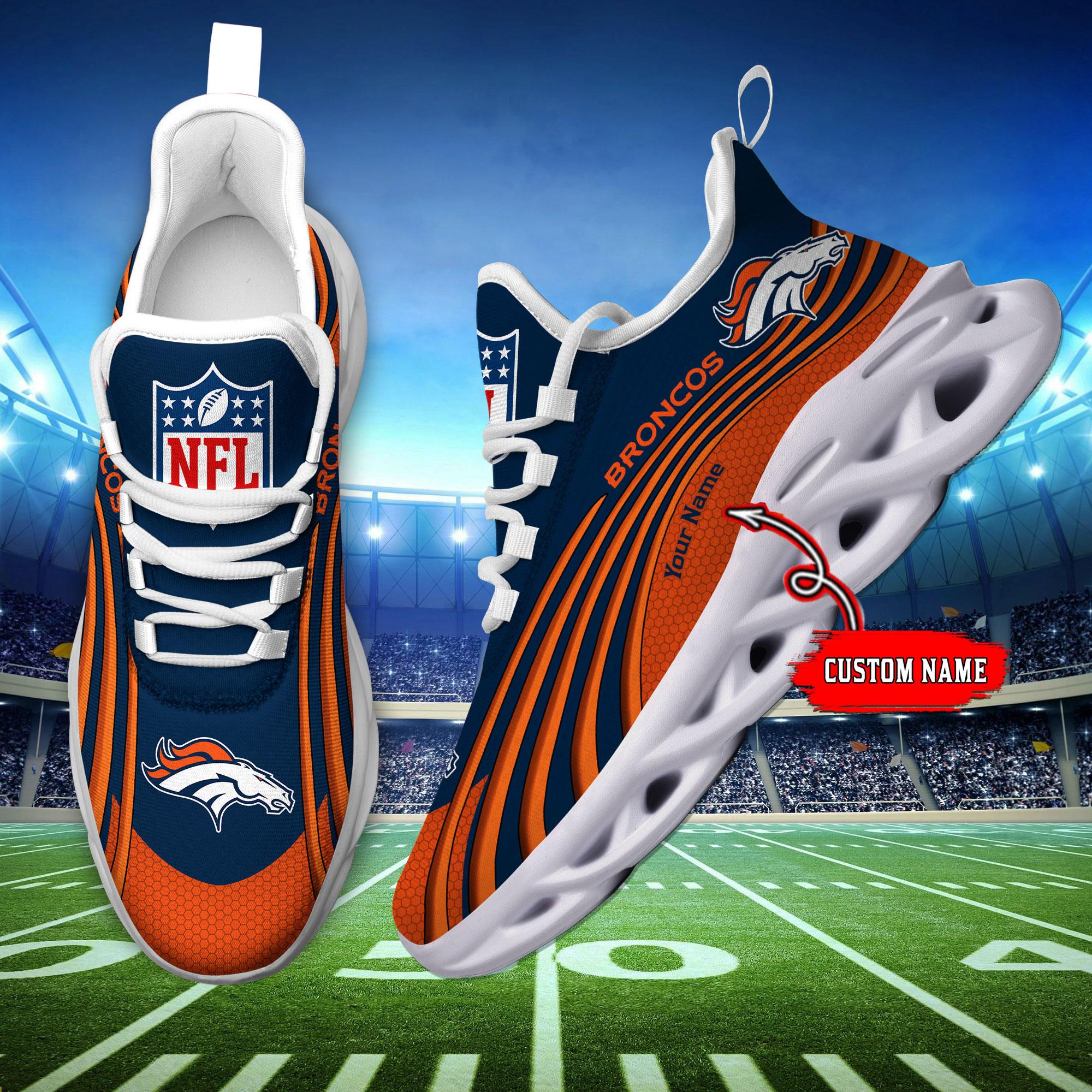 Personalized Denver Broncos Max Soul Shoes Sneakers for Men And Women – NFL Football Fan Shoes, Team Sneakers - Image 7