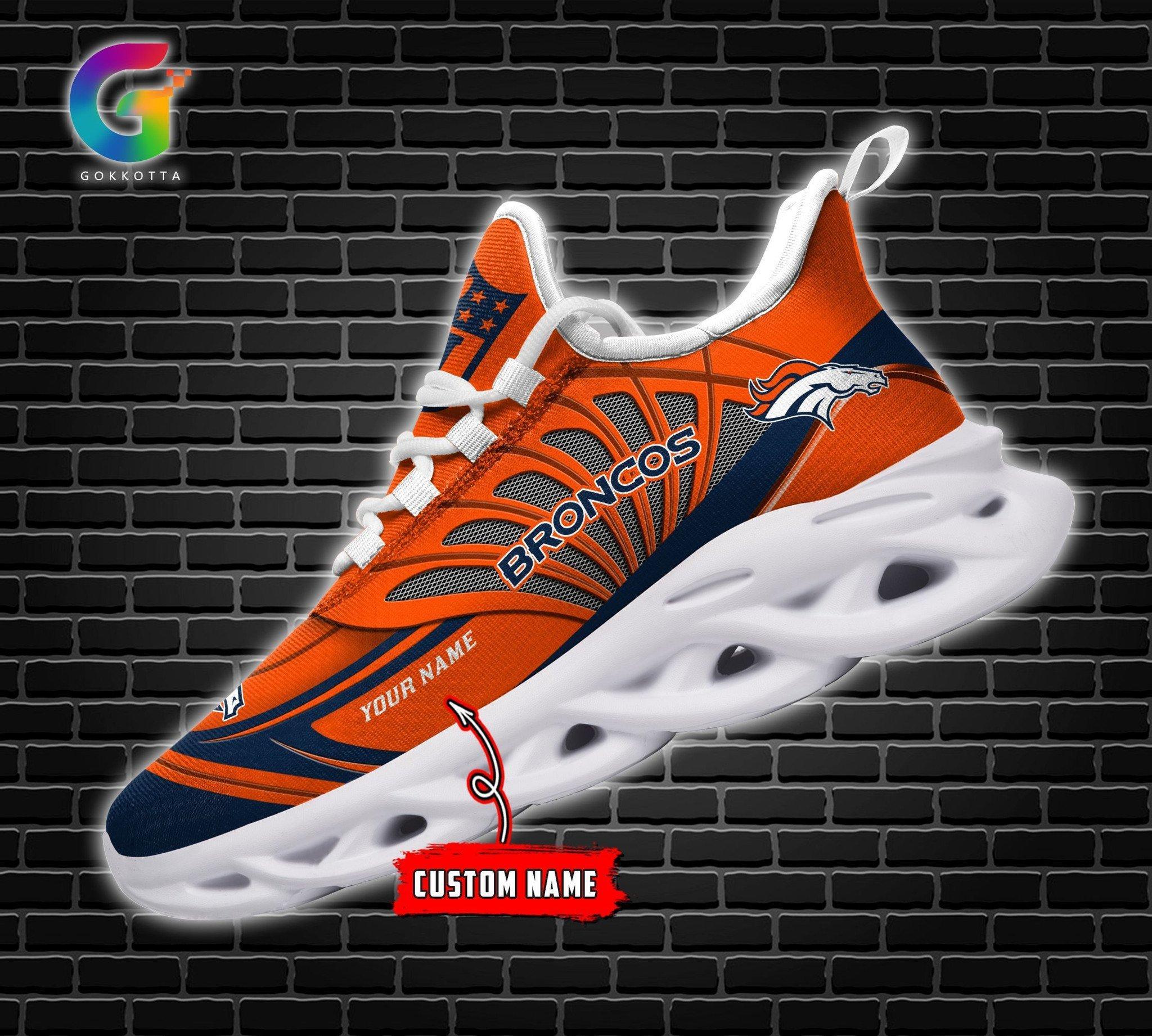 Personalized Denver Broncos Max Soul Shoes Sneakers for Men And Women – NFL Football Fan Shoes, Team Sneakers - Image 5