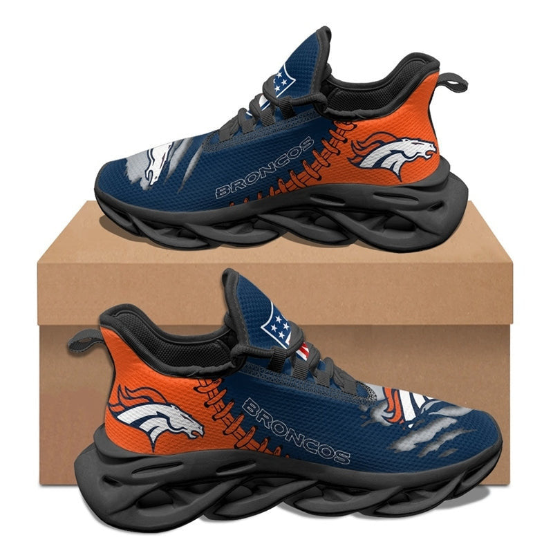 Personalized Denver Broncos Max Soul Shoes Sneakers for Men And Women – NFL Football Fan Shoes, Team Sneakers - Image 3