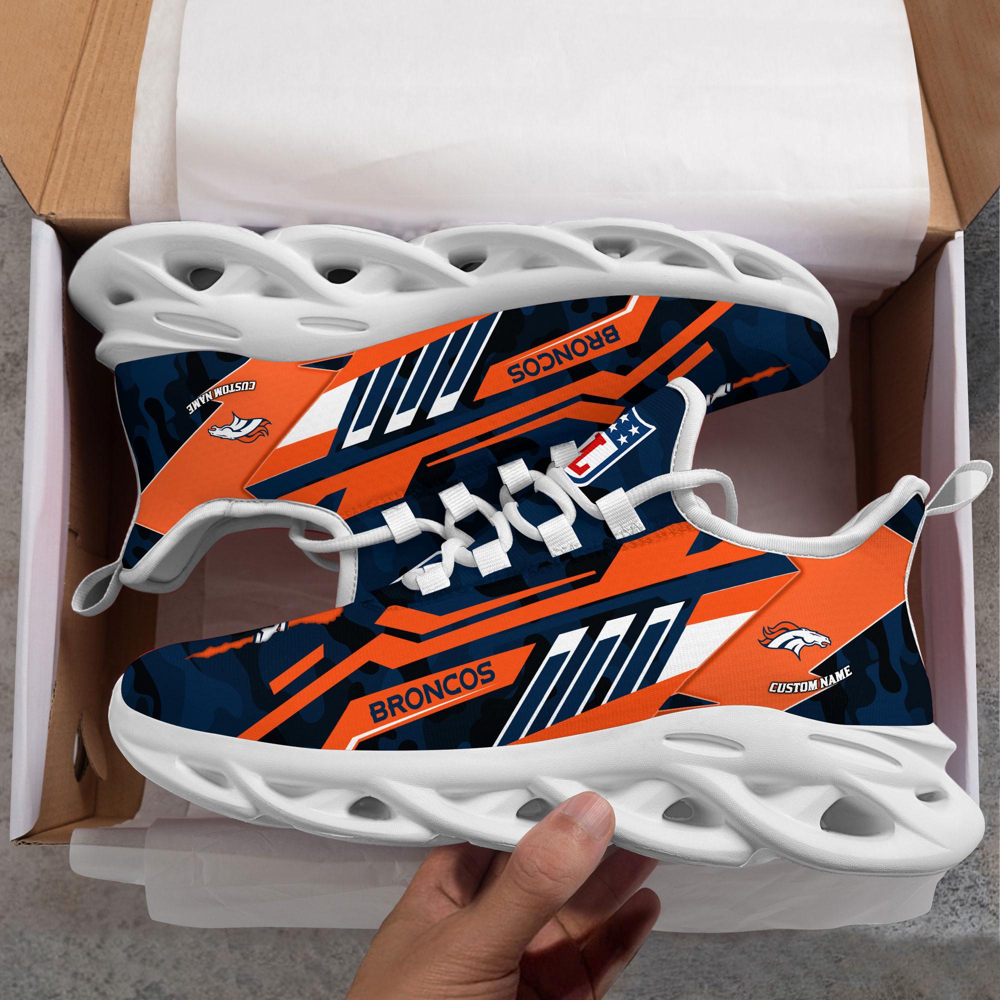 Personalized Denver Broncos Max Soul Shoes Sneakers for Men And Women – NFL Football Fan Shoes, Team Sneakers - Image 7