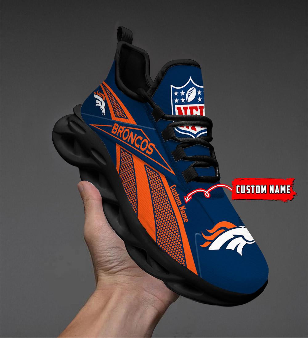 Personalized Denver Broncos Max Soul Shoes Sneakers for Men And Women – NFL Football Fan Shoes, Team Sneakers - Image 4