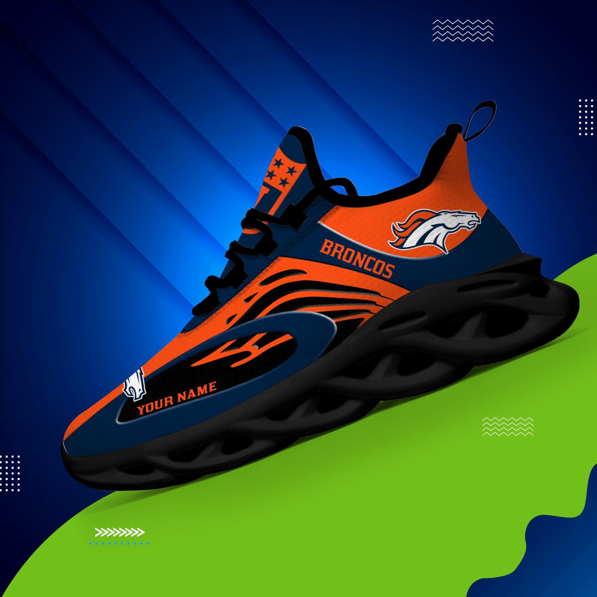 Personalized Denver Broncos Max Soul Shoes Sneakers for Men And Women – NFL Football Fan Shoes, Team Sneakers - Image 6