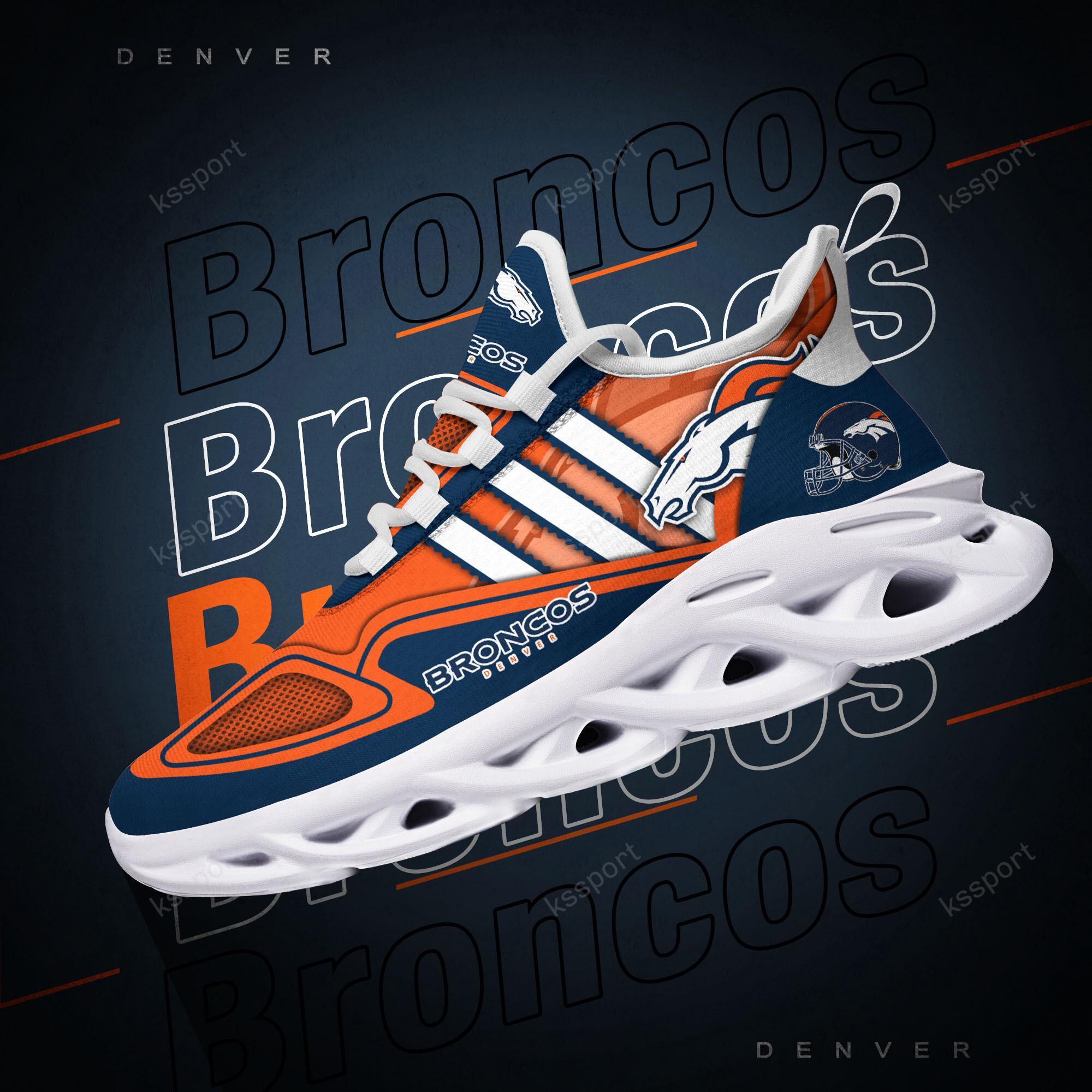 Personalized Denver Broncos Max Soul Shoes Sneakers for Men And Women – NFL Football Fan Shoes, Team Sneakers - Image 5