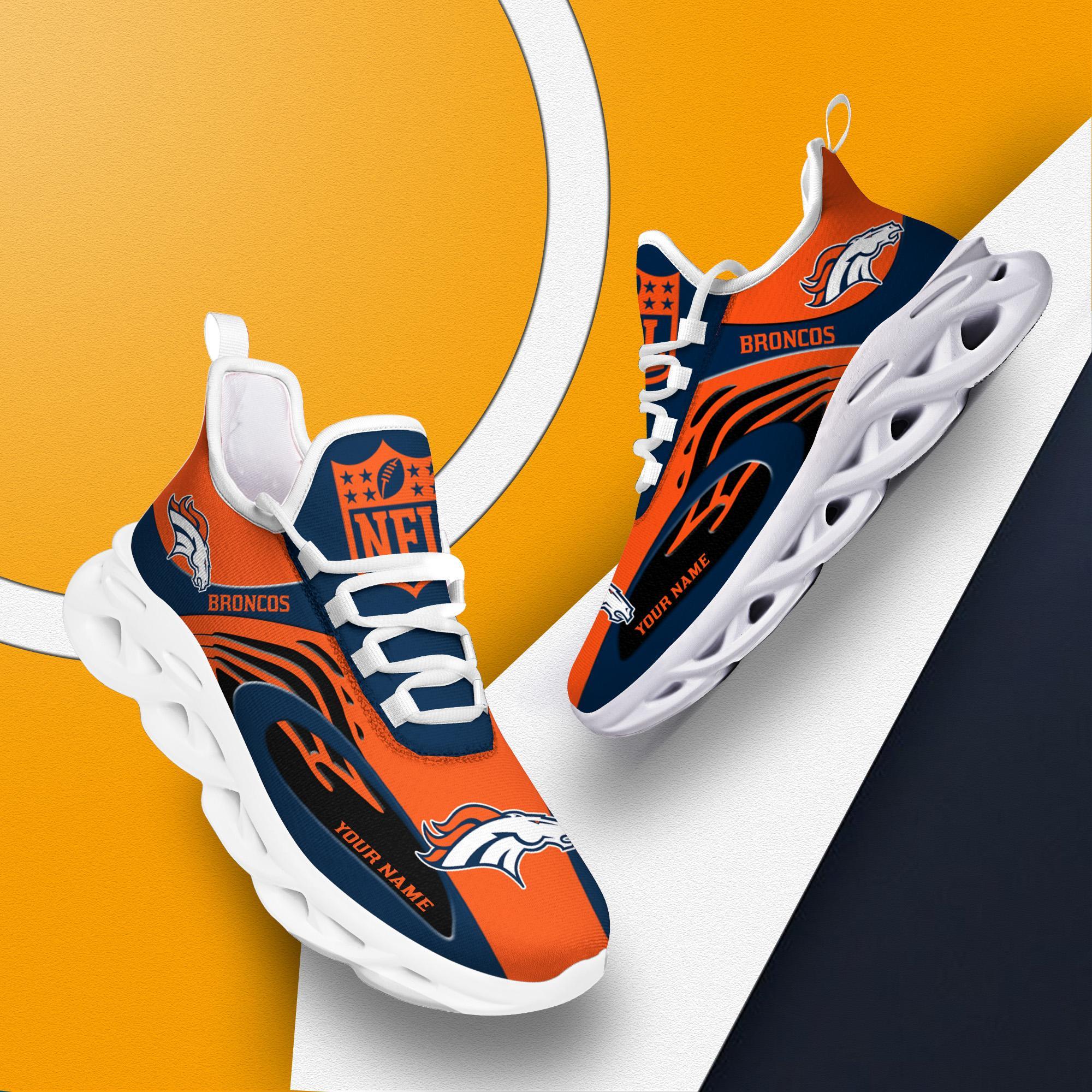 Personalized Denver Broncos Max Soul Shoes Sneakers for Men And Women – NFL Football Fan Shoes, Team Sneakers - Image 5