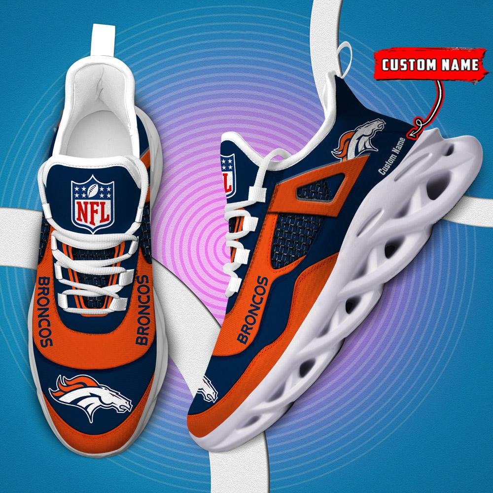 Personalized Denver Broncos Max Soul Shoes Sneakers for Men And Women – NFL Football Fan Shoes, Team Sneakers - Image 6