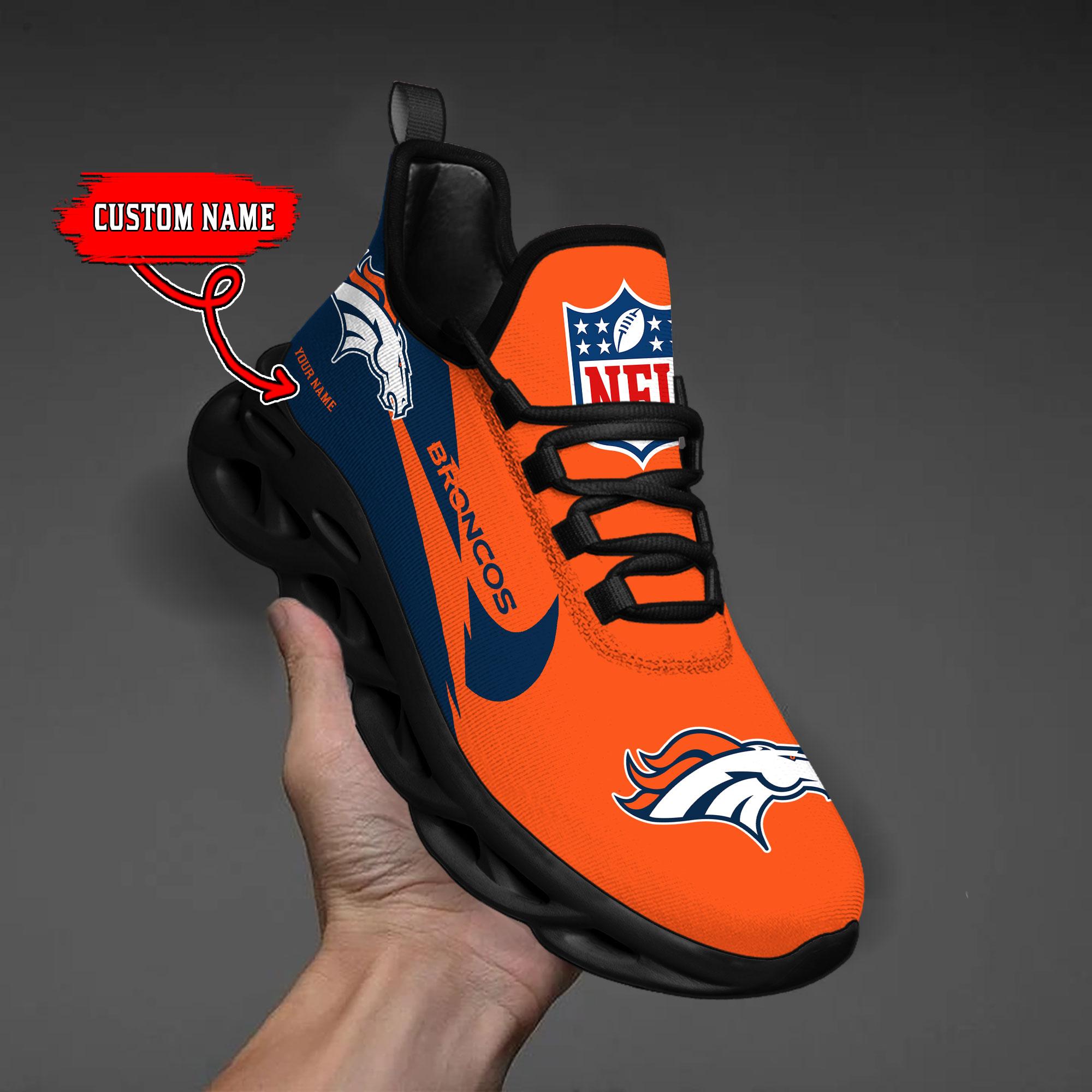 Personalized Denver Broncos Max Soul Shoes Sneakers for Men And Women – NFL Football Fan Shoes, Team Sneakers - Image 7