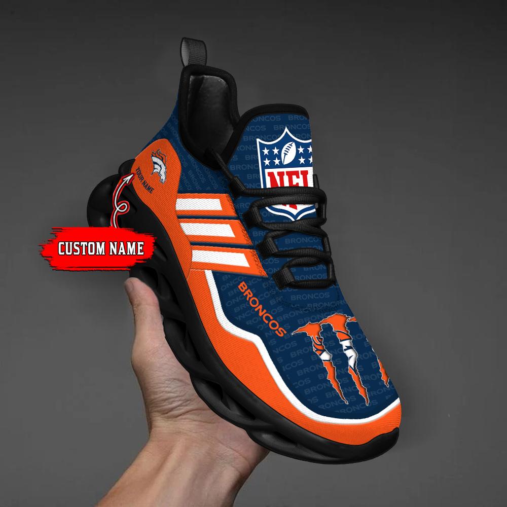 Personalized Denver Broncos Max Soul Shoes Sneakers for Men And Women – NFL Football Fan Shoes, Team Sneakers - Image 5