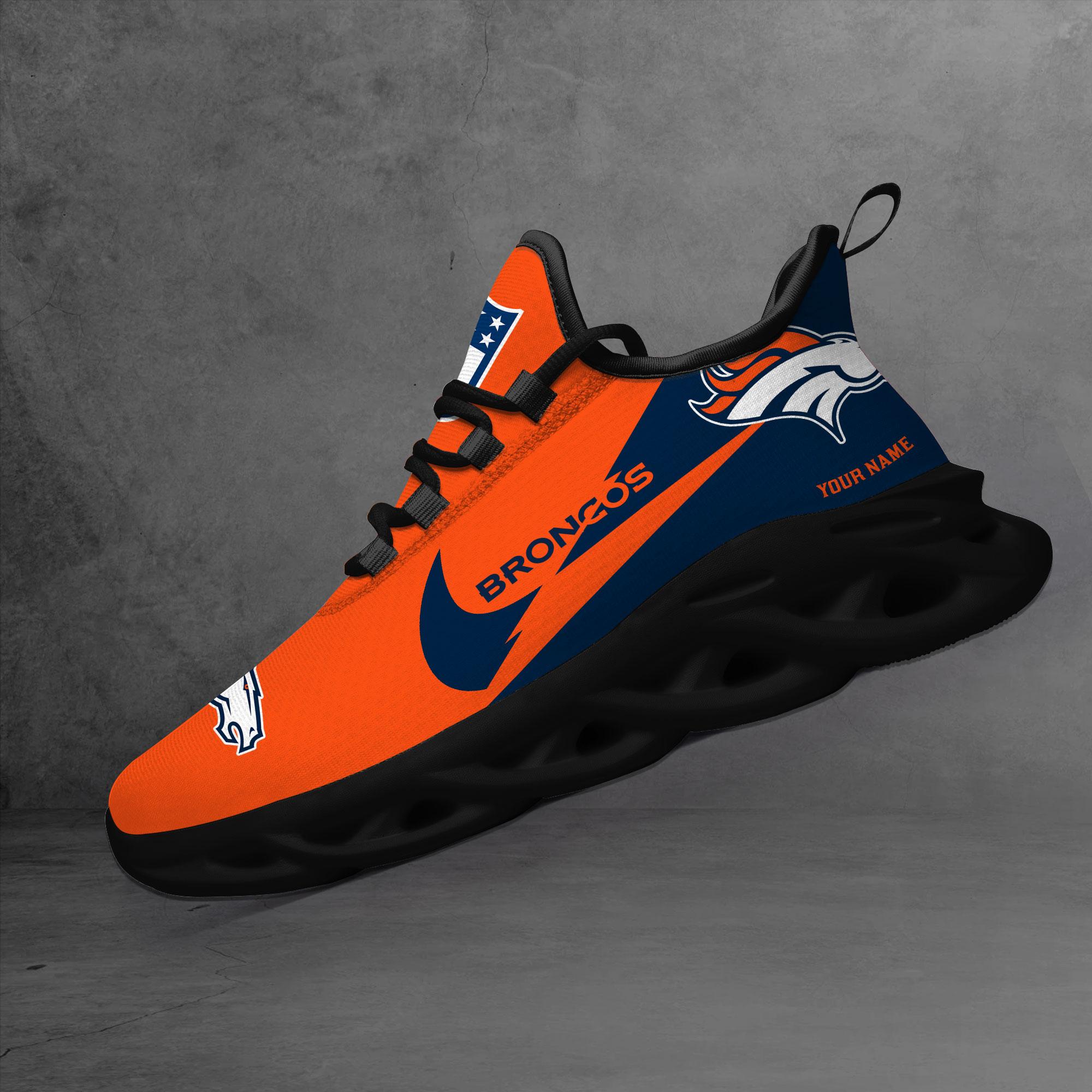 Personalized Denver Broncos Max Soul Shoes Sneakers for Men And Women – NFL Football Fan Shoes, Team Sneakers - Image 4
