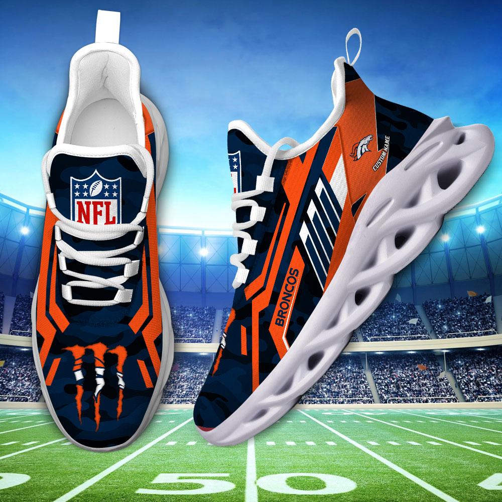 Personalized Denver Broncos Max Soul Shoes Sneakers for Men And Women – NFL Football Fan Shoes, Team Sneakers - Image 5