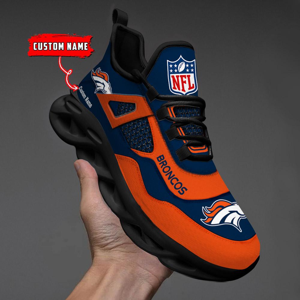 Personalized Denver Broncos Max Soul Shoes Sneakers for Men And Women – NFL Football Fan Shoes, Team Sneakers - Image 3