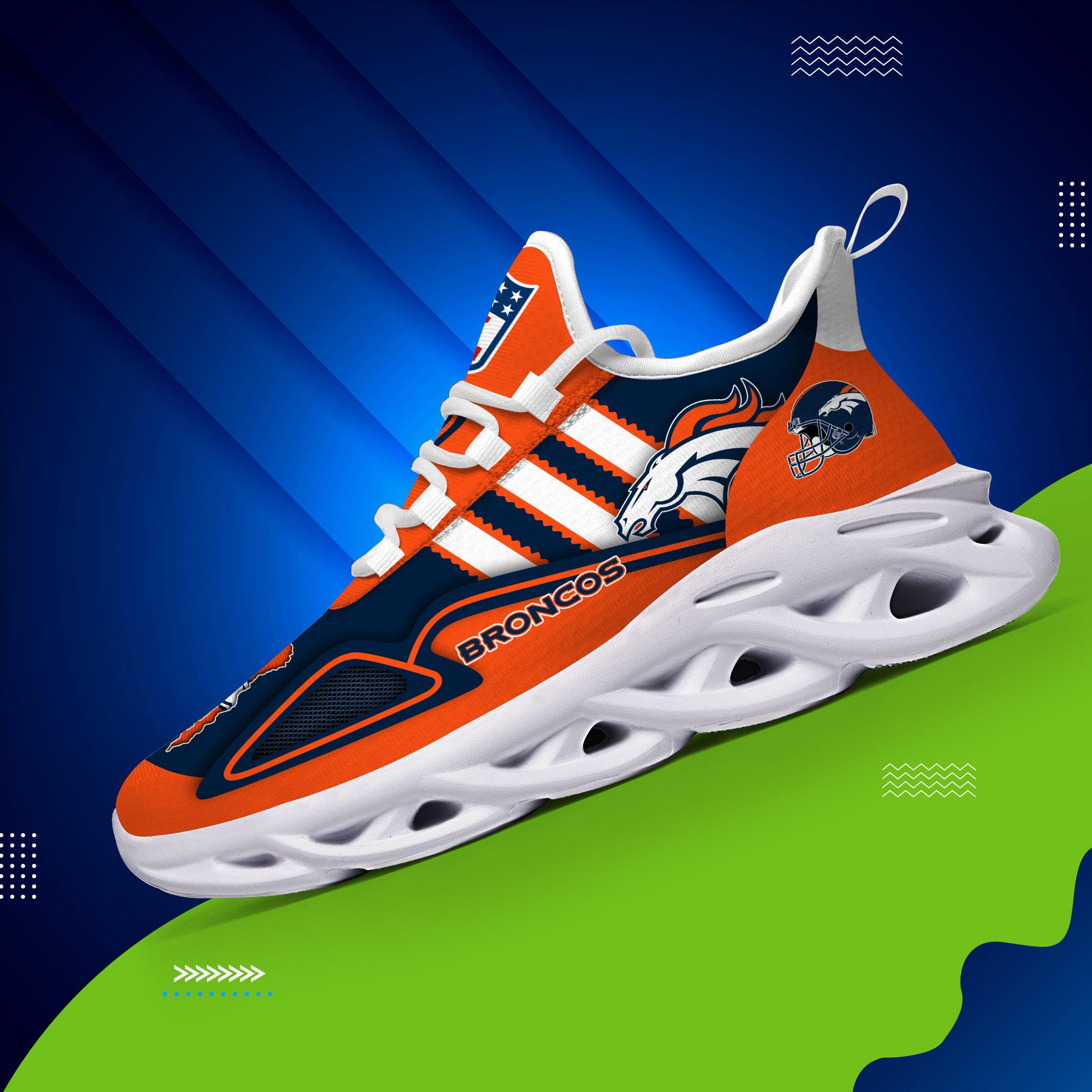 Personalized Denver Broncos Max Soul Shoes Sneakers for Men And Women – NFL Football Fan Shoes, Team Sneakers - Image 4