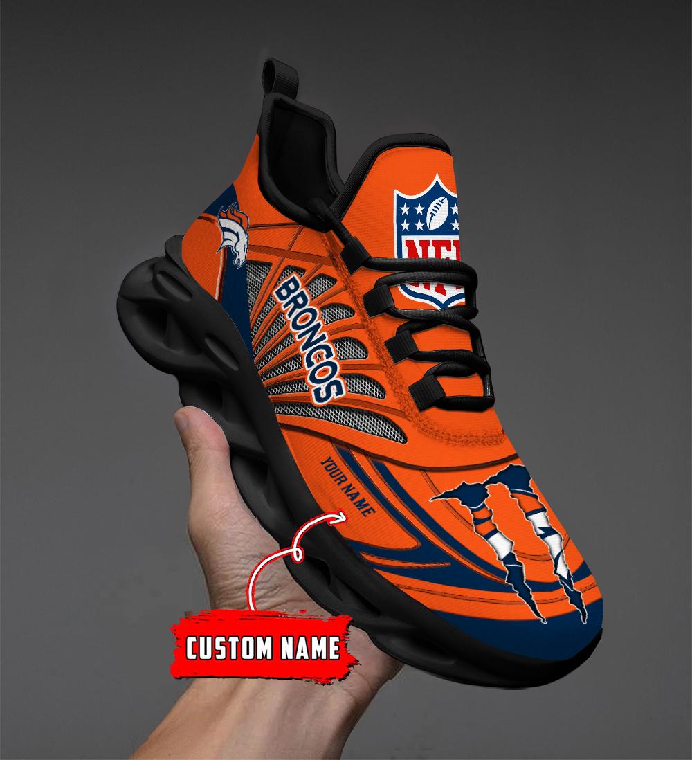 Personalized Denver Broncos Max Soul Shoes Sneakers for Men And Women – NFL Football Fan Shoes, Team Sneakers - Image 5