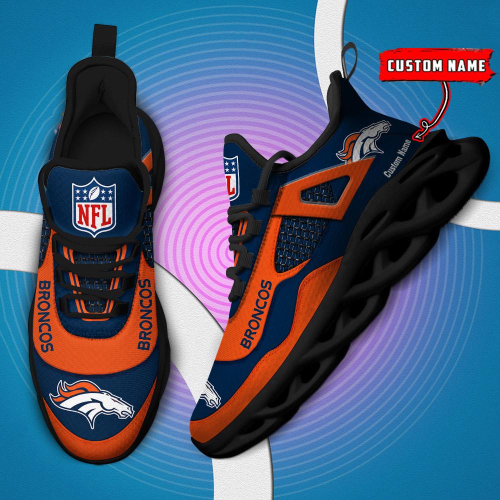 Personalized Denver Broncos Max Soul Shoes Sneakers for Men And Women – NFL Football Fan Shoes, Team Sneakers - Image 5