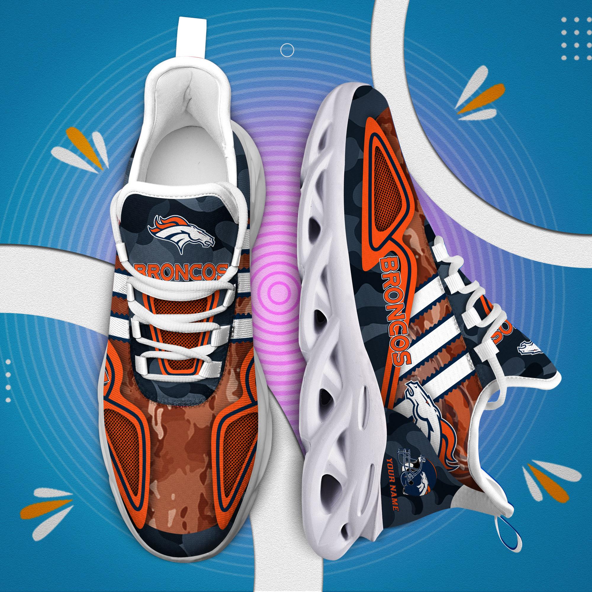 Personalized Denver Broncos Max Soul Shoes Sneakers for Men And Women – NFL Football Fan Shoes, Team Sneakers - Image 8