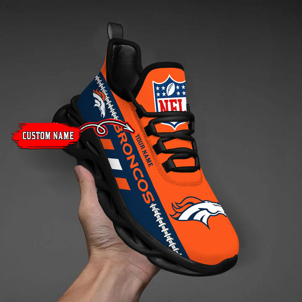 Personalized Denver Broncos Max Soul Shoes Sneakers for Men And Women – NFL Football Fan Shoes, Team Sneakers - Image 6