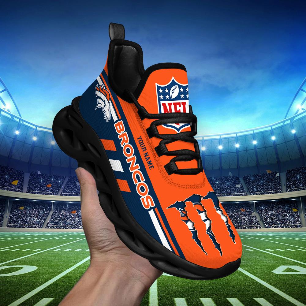 Personalized Denver Broncos Max Soul Shoes Sneakers for Men And Women – NFL Football Fan Shoes, Team Sneakers - Image 8