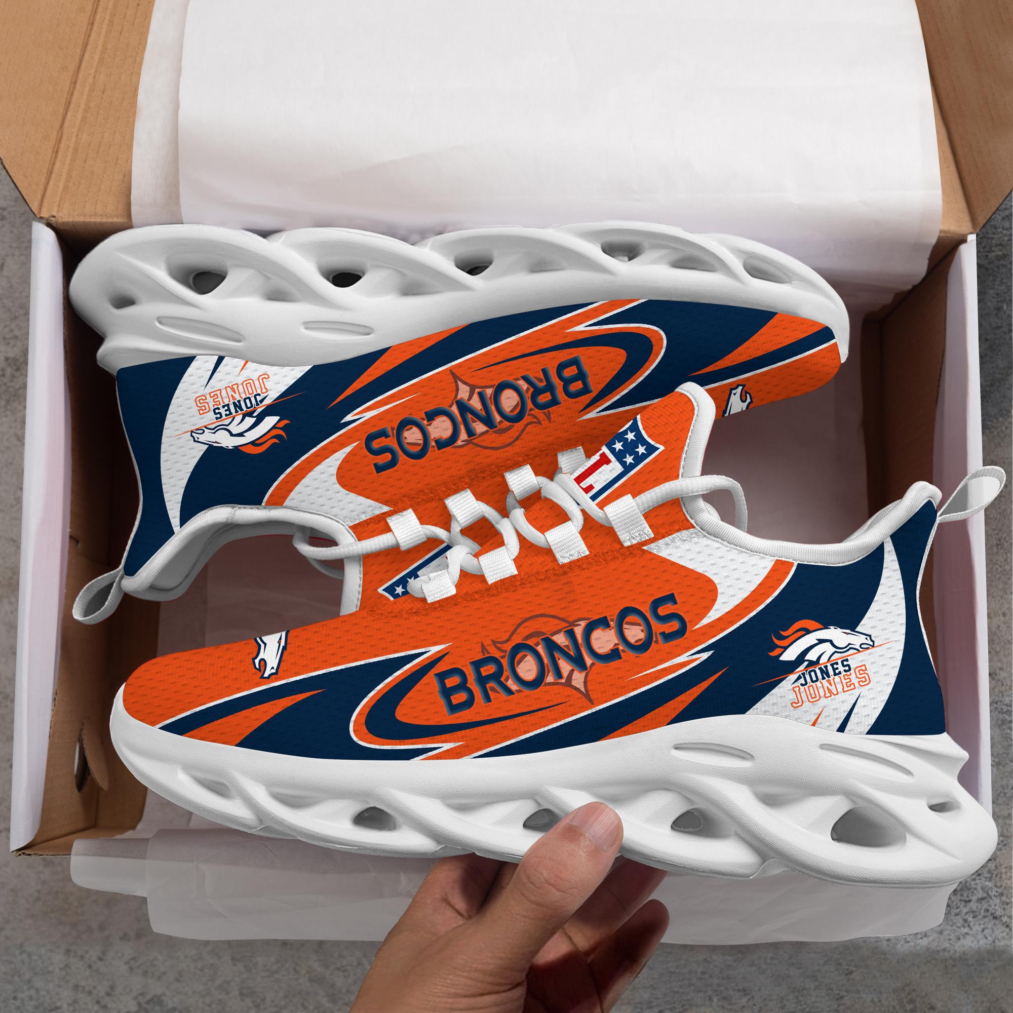 Personalized Denver Broncos Max Soul Shoes Sneakers for Men And Women – NFL Football Fan Shoes, Team Sneakers - Image 5