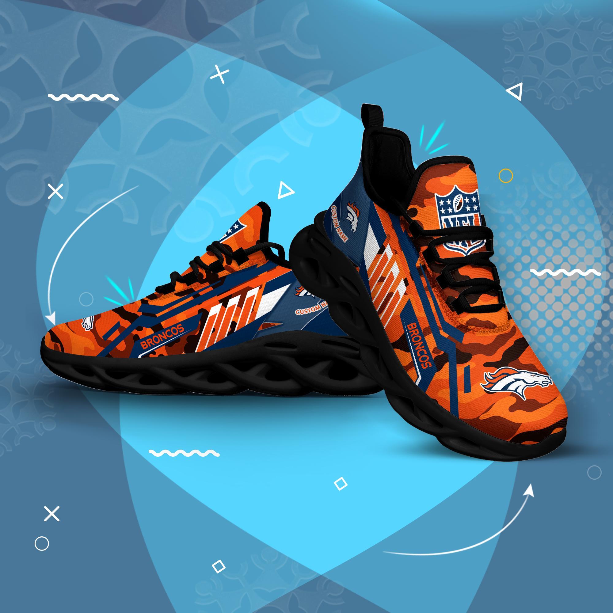 Personalized Denver Broncos Max Soul Shoes Sneakers for Men And Women – NFL Football Fan Shoes, Team Sneakers - Image 6
