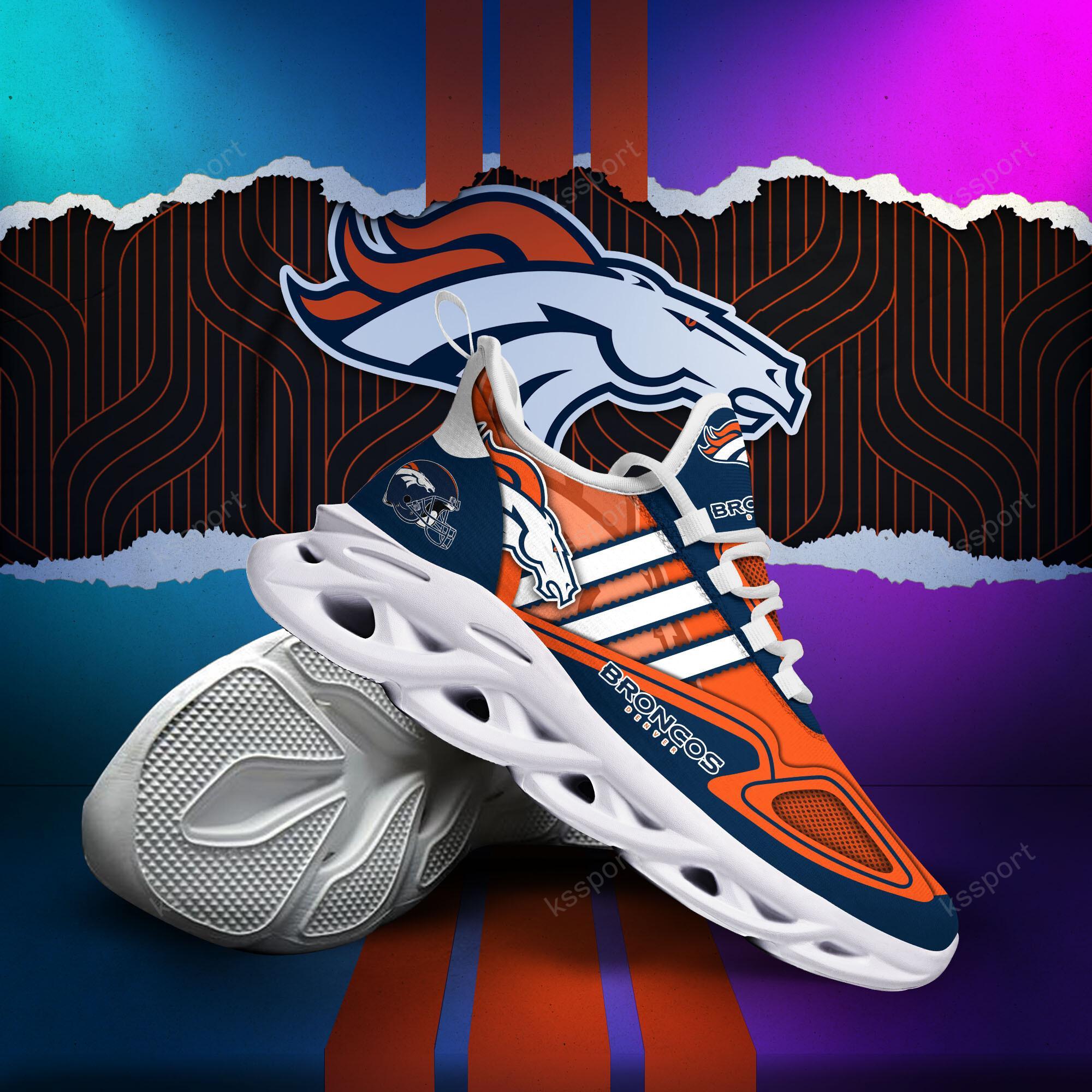 Personalized Denver Broncos Max Soul Shoes Sneakers for Men And Women – NFL Football Fan Shoes, Team Sneakers - Image 4
