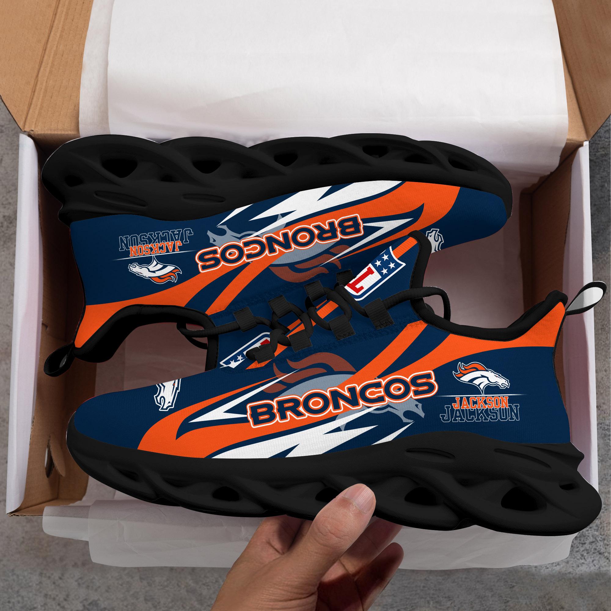 Personalized Denver Broncos Max Soul Shoes Sneakers for Men And Women – NFL Football Fan Shoes, Team Sneakers - Image 6